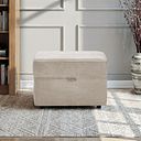 Ravello Storage Footstool in Aero Fawn Fabric