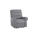 Eastbourne Riser Recliner Armchair in Santos Steel Fabric