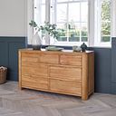 Romsey Natural Solid Oak 3+4 Chest of Drawers