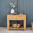 Romsey Natural Solid Oak Console Table