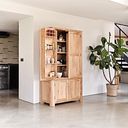 Romsey Natural Solid Oak Large Larder