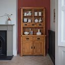 Original Rustic Solid Oak Small 5 Drawer Dresser