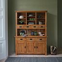 Original Rustic Solid Oak Large Dresser