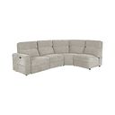 Samson Electric Recliner Modular Group 4 in Amigo Dove Fabric