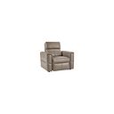 Samson Electric Recliner Armchair in Taupe Leather