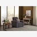 Samson Electric Recliner Armchair in Amigo Granite Fabric