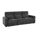 Samson Electric Recliner Modular Group 9 in Amigo Coal Fabric