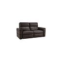 Samson Electric Recliner Modular Group 8 in Two Tone Brown Leather