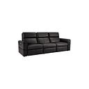 Samson Electric Recliner Modular Group 9 in Black Leather