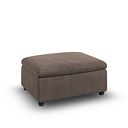 Santorini Storage Footstool in Nomad Driftwood Fabric