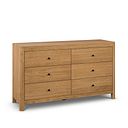 Savannah Solid Heveawood 6 Drawer Chest
