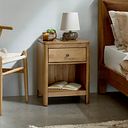 Savannah Solid Heveawood Bedside Table