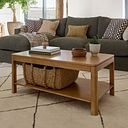 Savannah Solid Heveawood Coffee Table
