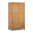 Savannah Solid Heveawood Double Wardrobe
