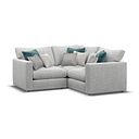 Malvern 3 Seat Modular Corner Sofa in Silver fabric - Group 1