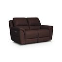Theo 2 Seater Power Recliner Sofa in Chestnut Leather