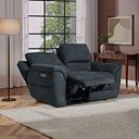 Theo 2 Seater Power Recliner Sofa in Dexter Shadow Fabric