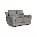 Theo 2 Seater Power Recliner Sofa in Dexter Stone Fabric