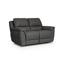 Theo 2 Seater Power Recliner Sofa in Elephant Grey Leather
