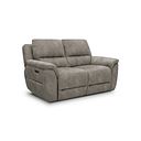 Theo 2 Seater Power Recliner Sofa in Marble Mink Fabric