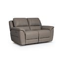 Theo 2 Seater Power Recliner Sofa in Oyster Leather
