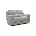 Theo 2 Seater Sofa in Marble Silver Fabric