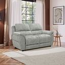 Theo 2 Seater Sofa in Marble Silver Fabric