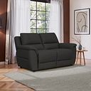 Theo 2 Seater Sofa in Storm Leather