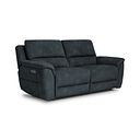 Theo 3 Seater Power Recliner Sofa in Dexter Shadow Fabric