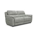 Theo 3 Seater Sofa in Marble Silver Fabric