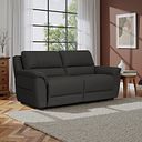 Theo 3 Seater Sofa in Storm Leather