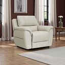 Theo Armchair in Bone China Leather