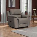 Theo Armchair in Oyster Leather