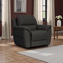 Theo Armchair in Storm Leather