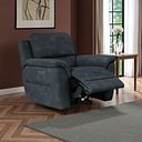 Theo Power Recliner Armchair in Dexter Shadow Fabric