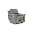 Theo Power Recliner Armchair in Dexter Stone Fabric