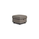 Theo Storage Footstool in Oyster Leather