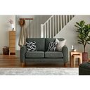 Thornley 2 Seater Sofa in Forest Green Fabric