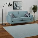 Thornley 3 Seater Sofa in Teal Fabric