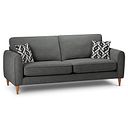 Thornley 4 Seater Sofa in Anthracite Fabric