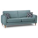 Thornley 4 Seater Sofa in Teal Fabric