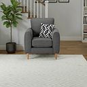 Thornley Armchair in Forest Green Fabric