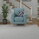 Thornley Armchair in Teal Fabric