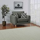 Thornley Loveseat in Forest Green Fabric