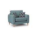 Thornley Loveseat in Teal Fabric