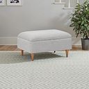 Thornley Storage Footstool in Ice Fabric