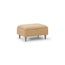 Thornley Storage Footstool in Saffron Fabric