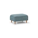 Thornley Storage Footstool in Teal Fabric
