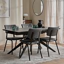 Trento 5ft Grey Ceramic Extendable Dining Table
