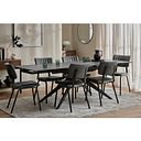 Trento 5ft Grey Ceramic Extendable Dining Table